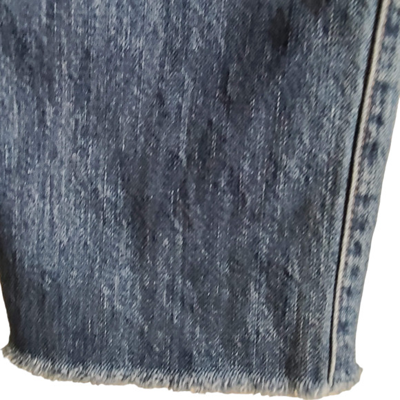 POINT SUR J. CREW Retro Boy‎ High Rise Frayed Hem Cotton Jeans K3440 Women's 24 - Picture 10 of 15